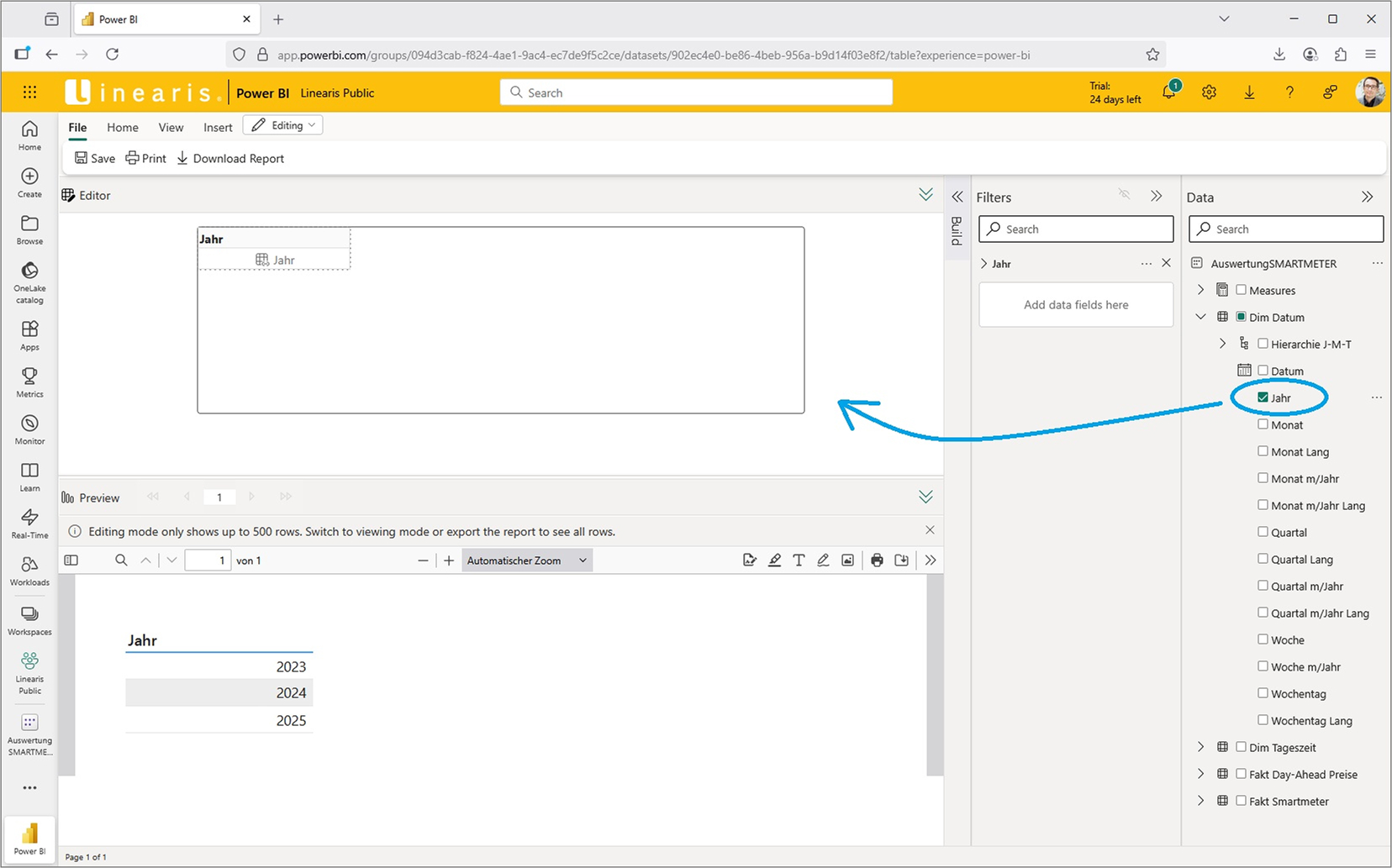 Paginated Reports – Teil 1 Erstellung mit dem Power BI Editor ...