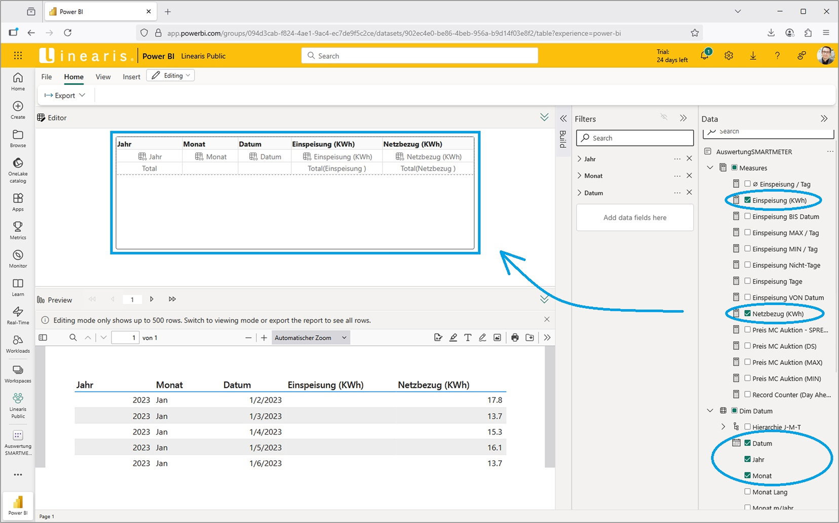 Paginated Reports – Teil 1 Erstellung mit dem Power BI Editor ...