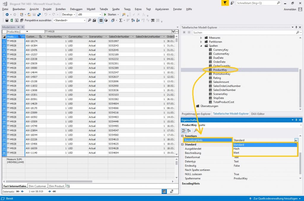 Neue Funktionen in SQL Server 2017 Tabular Model – Linearis :: Power BI ...